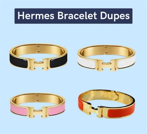 hermes bangle dupe|hermes inspired h bracelets.